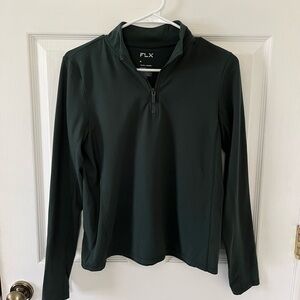 FLX Green Quarter-Zip Pullover